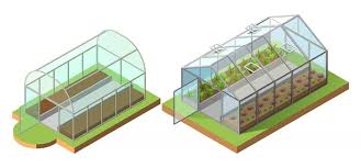 Set Greenhouse For Growing Vegetables