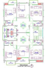 Residential Building Plan 2400 Sq Ft