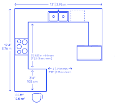 Kitchen Floor Plans With Dimensions