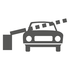 Car In Toll Barrier Icon Png Svg