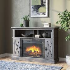 Kellum 48in Gray Media Fireplace