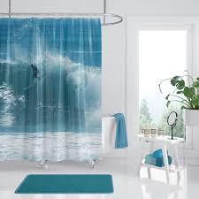 Malibu Surfer Shower Curtain
