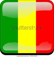 Country Flag On Republic Mali