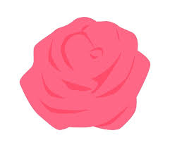 Pink Rose Flat Icon Rare Beautiful