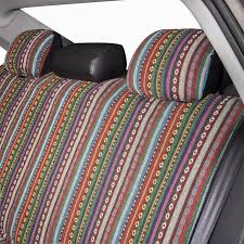 Striped Bench Seat Cover