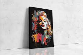 Marilyn Monroe Abstract Canvas Art