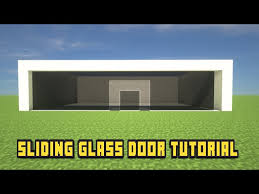 Sliding Glass Door In Minecraft 1 16 5