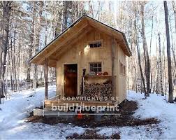 300sf Small Cabin W Loft Diy Plans