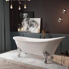 Akdy Bt0315 69 X 30 Freestanding Soaking Acrylic Bathtub