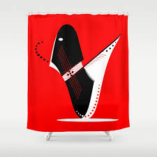Manly Bird Shower Curtain By Miss G