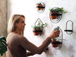 Wall Planters With Geometric Designs