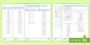 Straight Line Graph And Area Under A