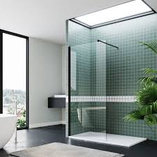 Shower Enclosure 1100mm Black Wet Room