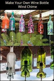 Wine Bottle Wind Chimes