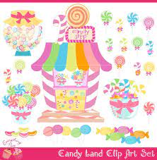 Candy Land Candy Clip Art Set