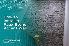 How To Install A Faux Stone Accent Wall