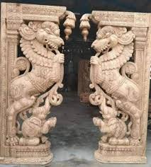 Wooden Carved Wall Bracket For Home