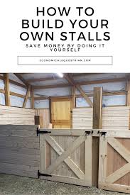 Diy Stall Build