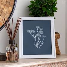 Diy Foil Flower Art For A Bohemian