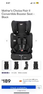 Mother S Choice Booster Car Seat