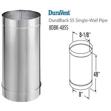Single Wall Stove And Chimney Pipe