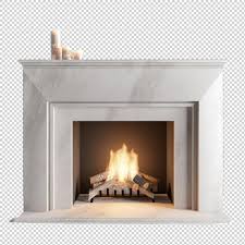 Premium Psd Fireplace Isolated On