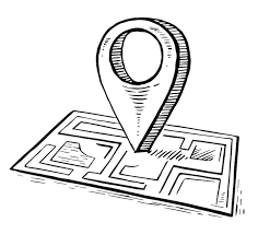 Vector Point On Floor Plan Drawing