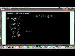 Complicated Logarithmic Equations