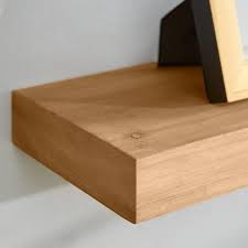 Modern Wood Floating Wall Shelves Set Of 2 26 In W X 2 In H 20 In W X 2 In H