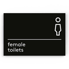 Wayfinding Pictogram Toilet Wall And