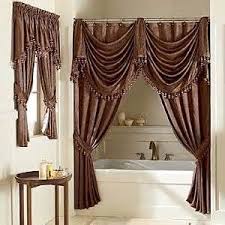 Double Swag Shower Curtains Image