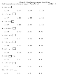Math Test Worksheets To Print