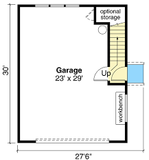 Detached Garage Plan With Upstairs Loft