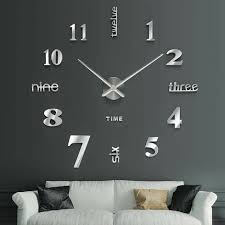 Huge Modern Design Wall Clock 60 120cm