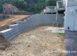 Retaining Wall Replacement From Wood To