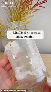 Removing Stubborn Sticky Label Residue