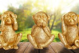 Mini Resin Golden Monkey Ornaments Deal