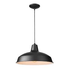 Black Warehouse Pendant Hanging Light