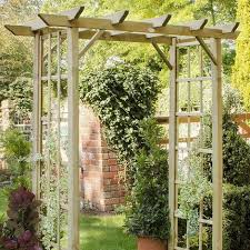 Classic Square Wooden Garden Arch