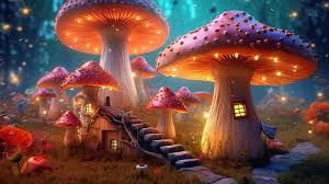 Enchanting Mushroom Cottages A