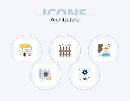 Architecture Flat Icon Pack 5 Icon
