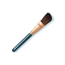 Vector Of A Brown Brush Icon On A White