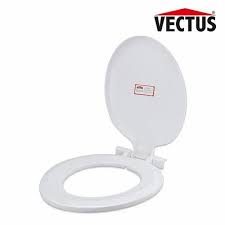 White Vectus Pro Toilet Seat Cover