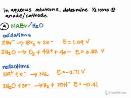 Write Equations For The Half Reactions