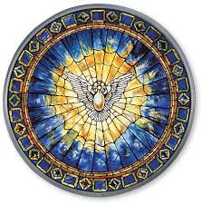 Holy Spirit Stain Glass Art
