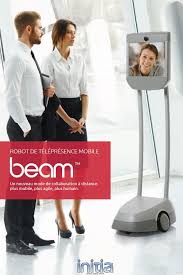 beam téléprésence par robot mobile