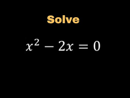 How To Solve A Quadratic Equation With