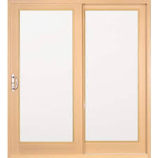 Mp Doors 72 In X 80 In Woodgrain Interior And Smooth White Right Hand Composite Pg50 Sliding Patio Door