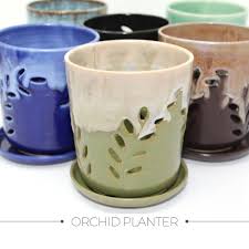Saucers Pottery Orchid Pot