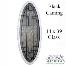 Sedona Leaded Oval Glass Door Lite